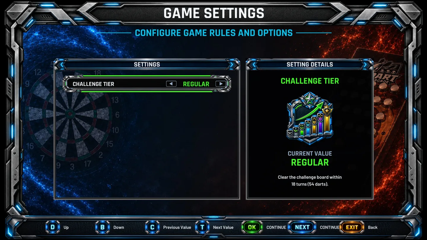 Co-op Killer challenge tier settings